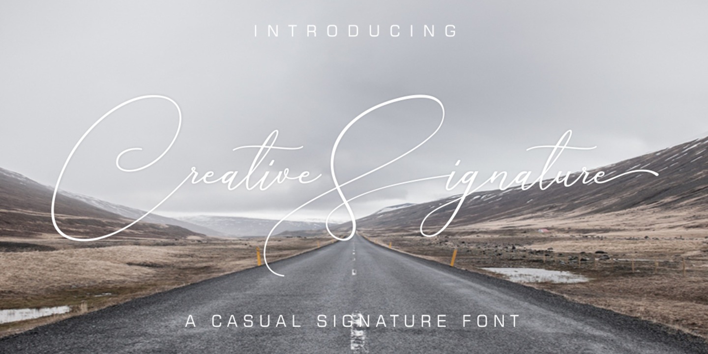 Шрифт Creative Signature